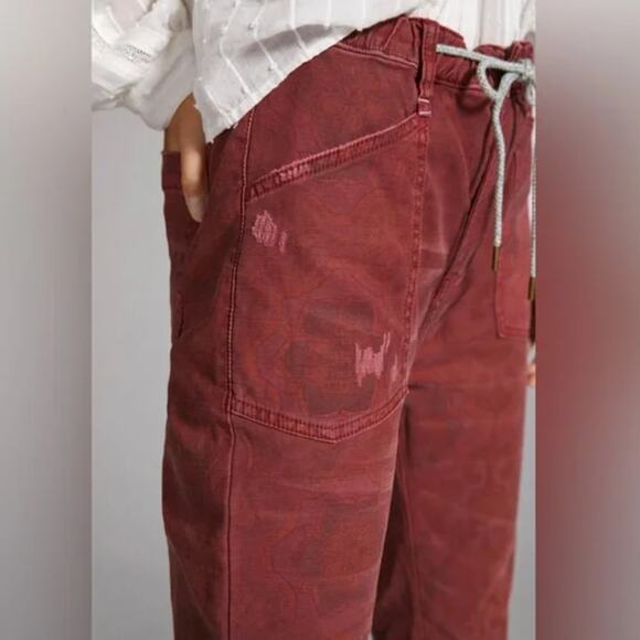 Anthropologie Trailblazer Hi-Rise Patchwork Pants - New - 30 Waist - Picture 4 of 8